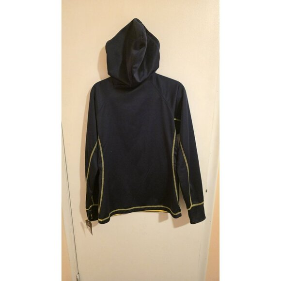 Colosseum Michigan Quarter Zip Hoodie Wolverines Womens XL Blue Maze Fan NWT - Picture 2 of 12